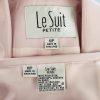 10-3930.jpg Le Suit Polyester Skirt Suit Size 10P Pink Notch Collar Bell Sleeves 2PC New