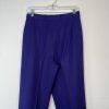 Le Painty Vintage Wool Pant Size Eu 42 Pleated Front Purple Dress Pants Pockets