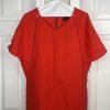 Armani Exchange Women Polyester Romper Size 14 Orange Short Kimono Sleeve New