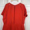 Armani Exchange Women Polyester Romper Size 14 Orange Short Kimono Sleeve New