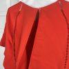 Armani Exchange Women Polyester Romper Size 14 Orange Short Kimono Sleeve New