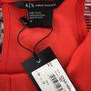 Armani Exchange Women Polyester Romper Size 14 Orange Short Kimono Sleeve New