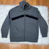 Sean John Track Sweat Pant L Suit XL Warm Gray Zip Up Hooded Hip Hop 2PC
