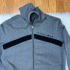 Sean John Track Sweat Pant L Suit XL Warm Gray Zip Up Hooded Hip Hop 2PC