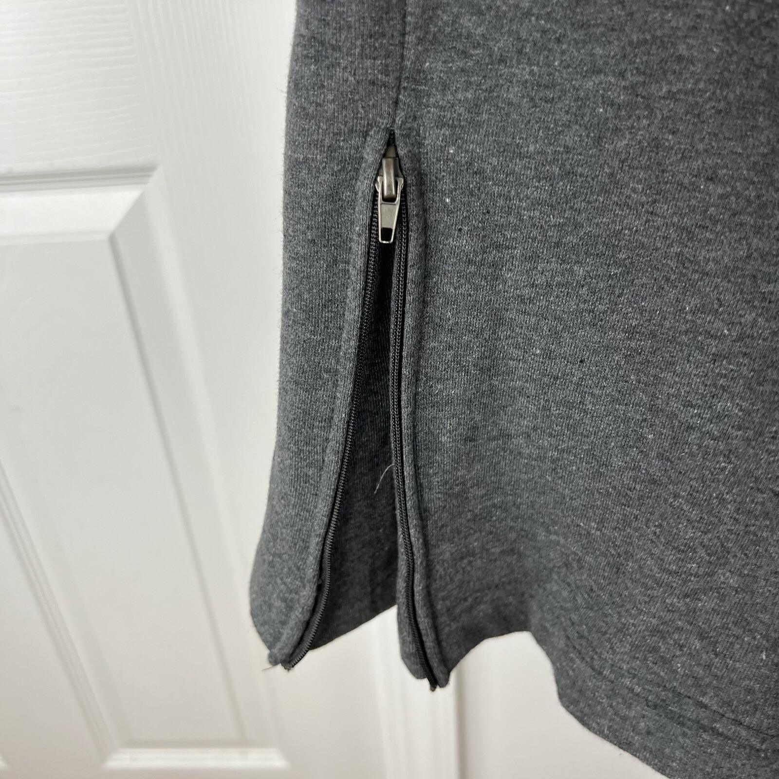 Sean John Track Sweat Pant L Suit XL Warm Gray Zip Up Hooded Hip Hop 2PC