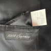 Pronto Uomo Men 100% Cashmere Sport Coat Blazer Size 46R Black 2 Button
