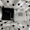 Escada Women New Wool Blazer Size 38 Gray Black Polka Dot One Button 3/4 Sleeve