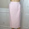 Le Suit Women Polyester Skirt Suit 22W Pink Stand Up Collar Short Sleeves 2PC