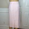Le Suit Women Polyester Skirt Suit 22W Pink Stand Up Collar Short Sleeves 2PC
