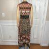 Bila Dress Size XL Sleeveless Maxi Scarf Smocked Bohemian Gypsy Boho Artsy