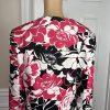 KASPER Women Multicolor Floral Polyester Open Front Collarless Blazer Size 18