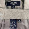 JONES WEAR Women 2PC Gray Striped Polyester Lined Business Pant Suit Size 12