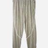 10-4074.jpg Sean John Men Vtg Velour Track Jogger XL Pants Beige Athleisure Sportswear Y2K