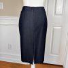 Tahari ASL Polyester Rayon Stretch Skirt 10 Suit 6 Dark Blue 3/4 Sleeve New 2pc