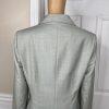 Kasper Women Polyester Rayon Skirt Suit 10P Light Gray Notch Collar Lined 2PC