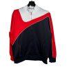 SEAN JOHN Men Track Jacket Size 2XL White Red Black Full Zip Collared Y2K