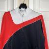 SEAN JOHN Men Track Jacket Size 2XL White Red Black Full Zip Collared Y2K