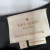 Kate Spade Dress S Black Cold Shoulder Cascading Ruffles Feminine Minimalist