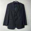 Cremieux Fabric Loro Piana VTG Men Wool Suit Size 44R Pants 36x28 Black Striped