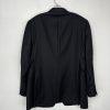 Cremieux Fabric Loro Piana VTG Men Wool Suit Size 44R Pants 36x28 Black Striped