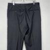 Cremieux Fabric Loro Piana VTG Men Wool Suit Size 44R Pants 36x28 Black Striped