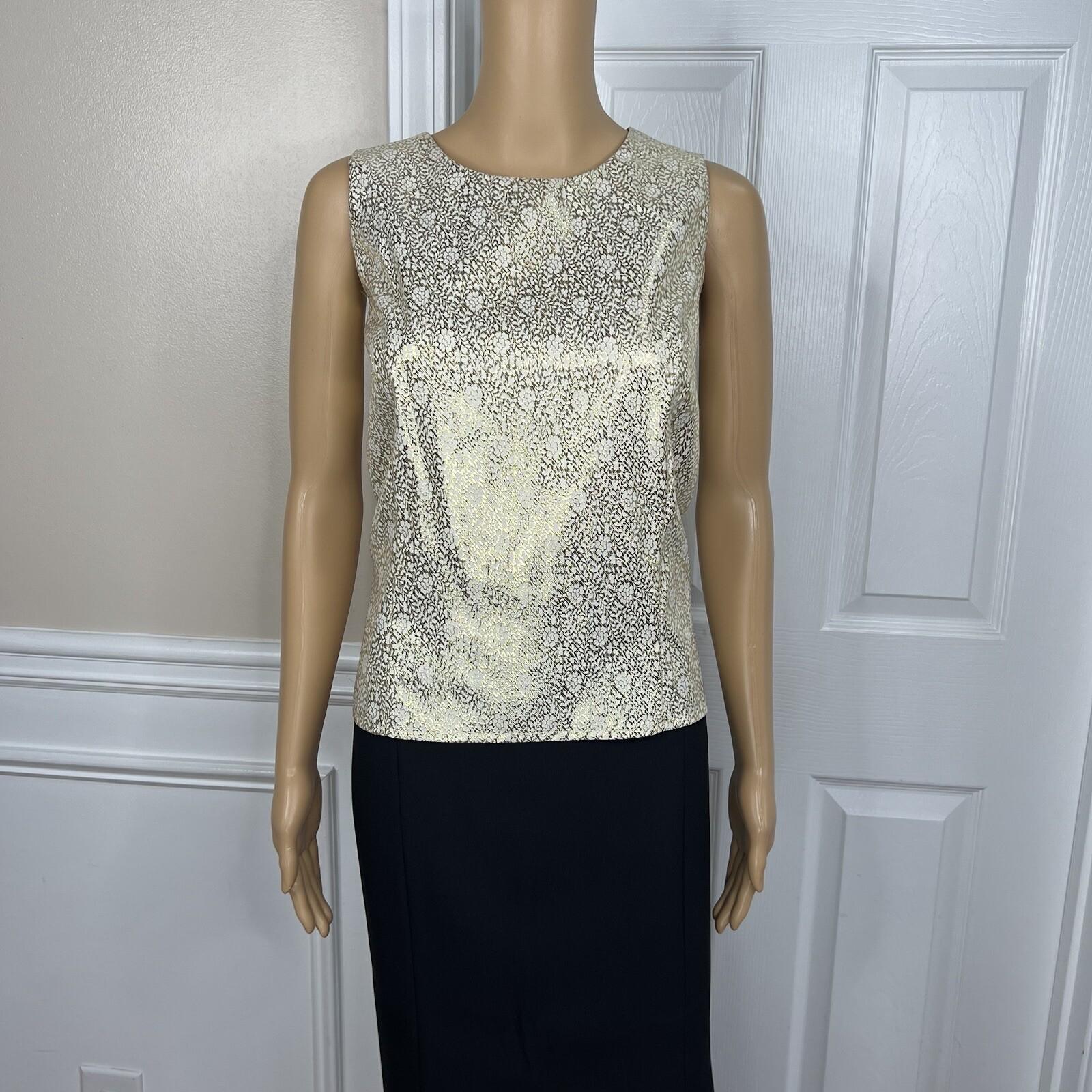 Valentine Polyester Skirt Suit Top 12 Gold Black Beaded Open Front Lined 3PC