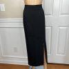 Valentine Polyester Skirt Suit Top 12 Gold Black Beaded Open Front Lined 3PC