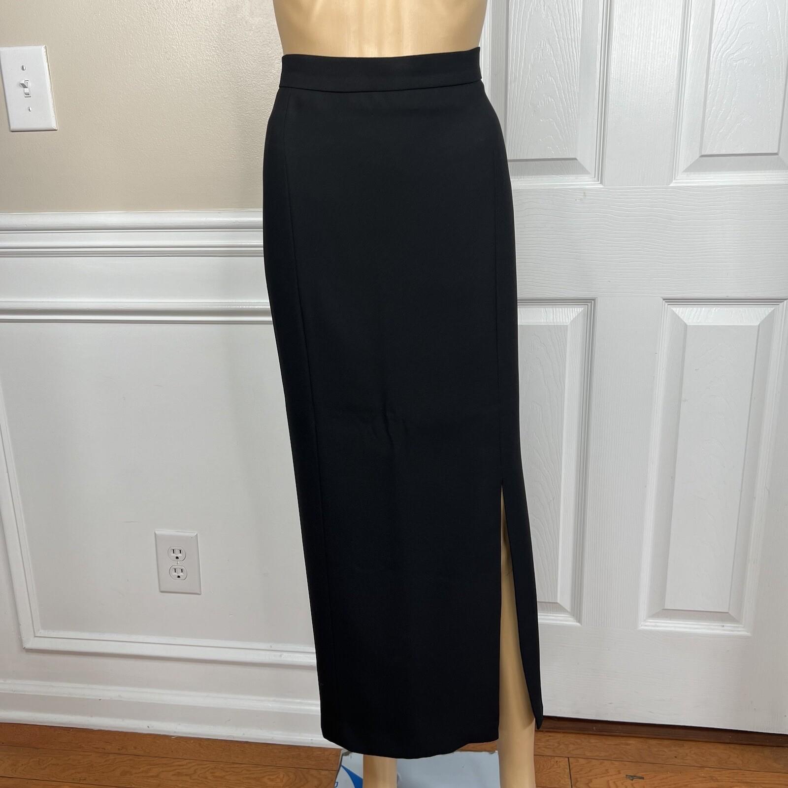 Valentine Polyester Skirt Suit Top 12 Gold Black Beaded Open Front Lined 3PC