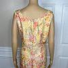 Nipon Boutique Vintage Polyester Rayon Dress Suit 10 Floral Brocade Lined 2PC
