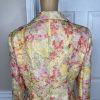 Nipon Boutique Vintage Polyester Rayon Dress Suit 10 Floral Brocade Lined 2PC