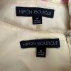 Nipon Boutique Vintage Polyester Rayon Dress Suit 10 Floral Brocade Lined 2PC