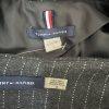 Tommy Hilfiger Rayon Polyester Spandex Skirt 4 Suit 2 Gray Striped 2PC New