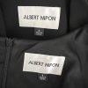 Albert Nipon Triacetate Polyester Dress Suit 10 Black Beaded Embellished 2PC
