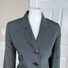EVAN PICONE Women 2PC Black Striped Polyester Rayon Pant Suit Size 10P
