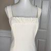 LARRY LEVINE 2PC Oatmeal Polyester Rayon Stretch Dress Suit Size 14 MSRP 0
