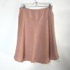 Kasper Vtg Polyester Rayon Skirt Suit 8P Pink Flared Lined Collarless Classic