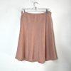 Kasper Vtg Polyester Rayon Skirt Suit 8P Pink Flared Lined Collarless Classic