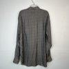 10-4324.jpg Mondo Di Marco Rayon Polyester Button Up Shirt XL Gray Long Sleeve Made In Italy