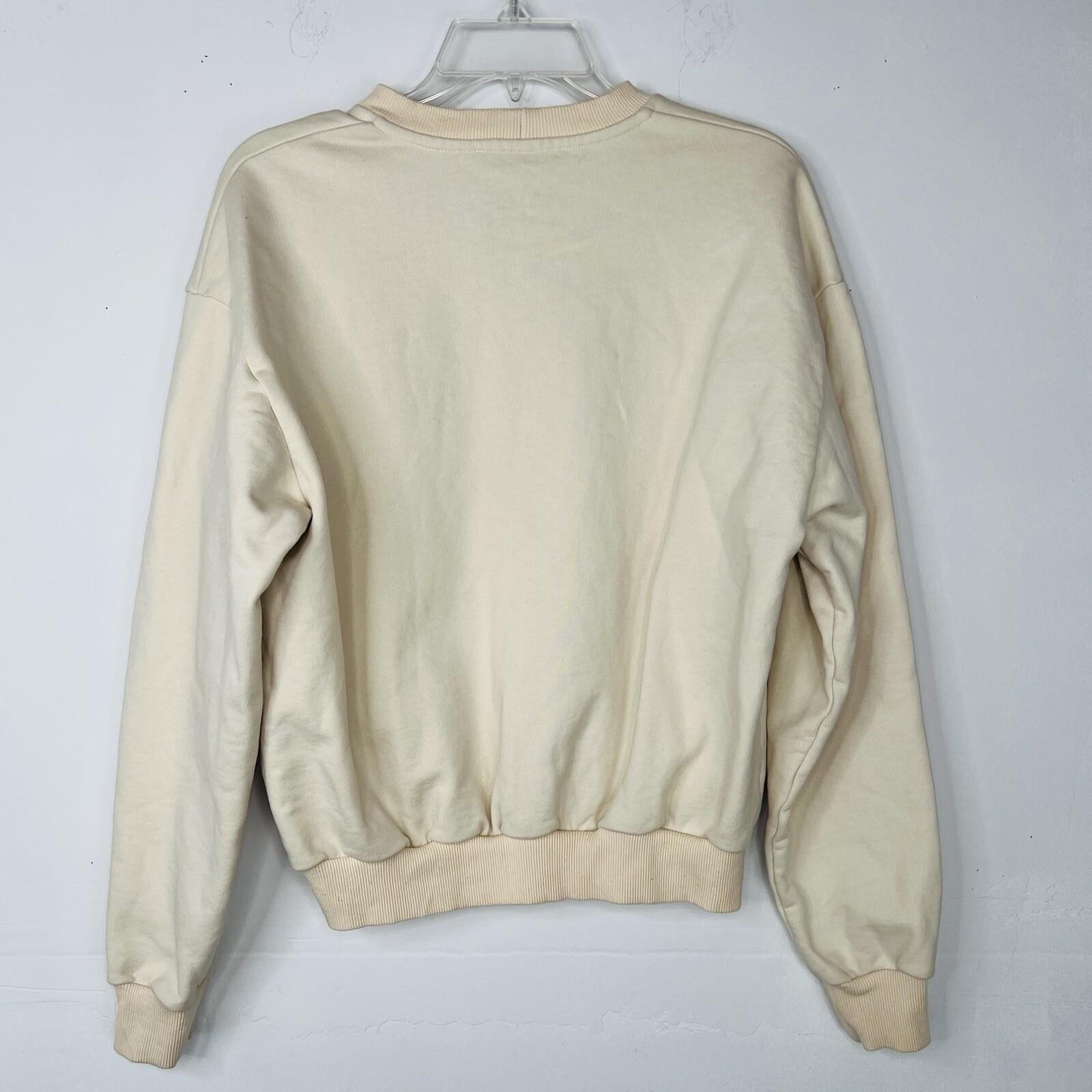 Minted New York Men Cotton Sweater Size S The Sandbox of Dreams Graphic Crewneck