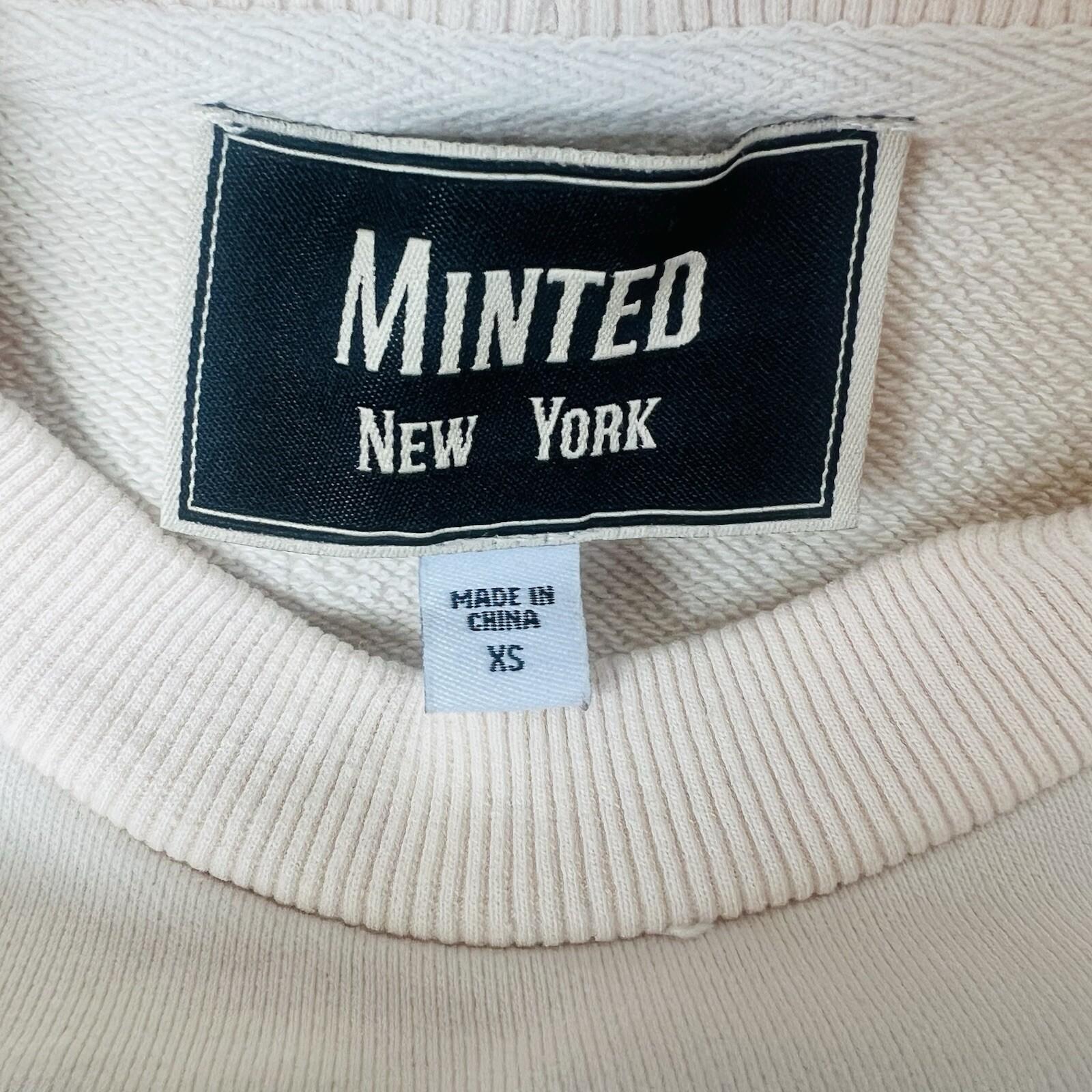 Minted New York Men Cotton Sweater Size S The Sandbox of Dreams Graphic Crewneck