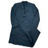 JoS A Bank Men Wool Suit 46 Pants 40x32 Charcoal Notch Lapel One Vent Career 2PC