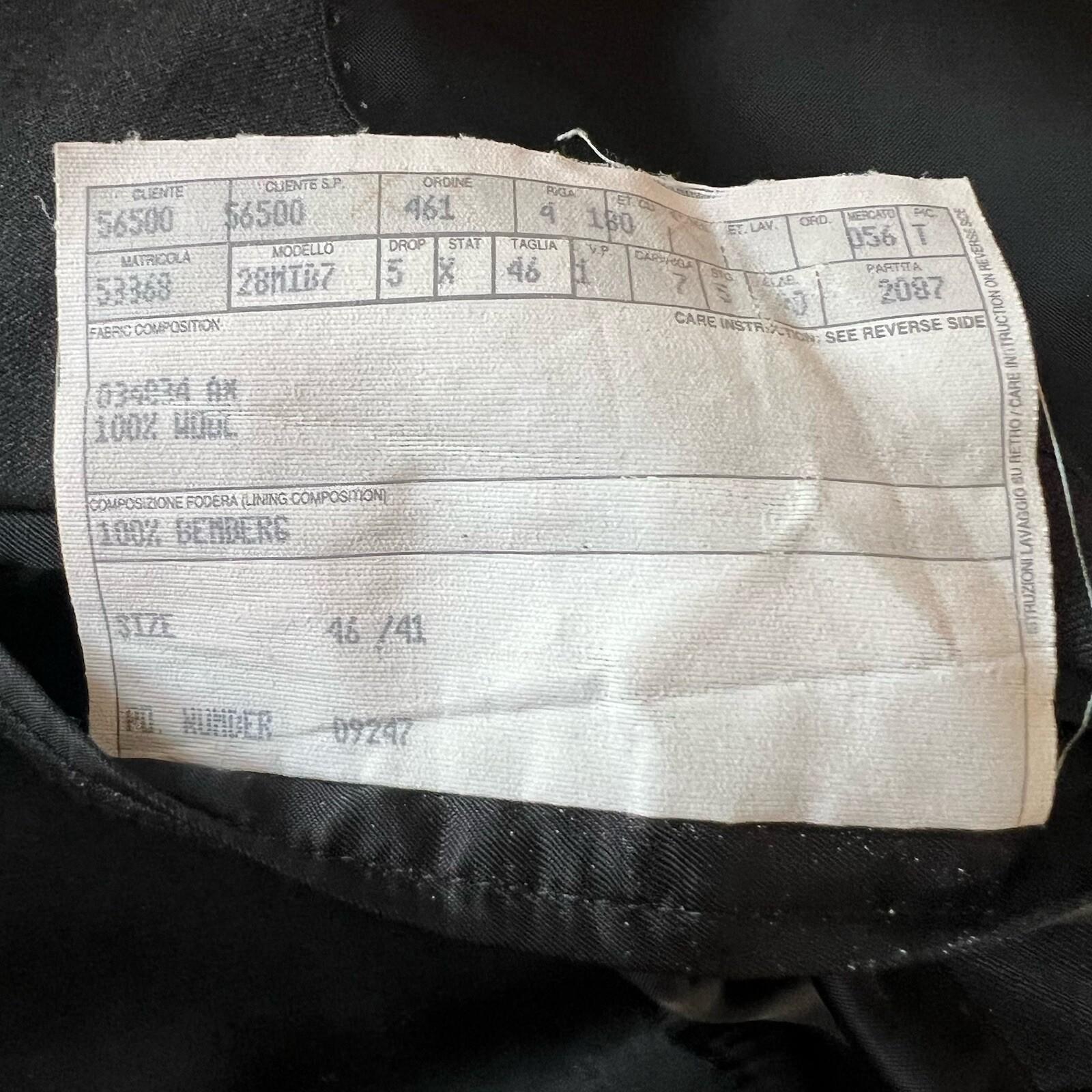 JoS A Bank Men Wool Suit 46 Pants 40x32 Charcoal Notch Lapel One Vent Career 2PC