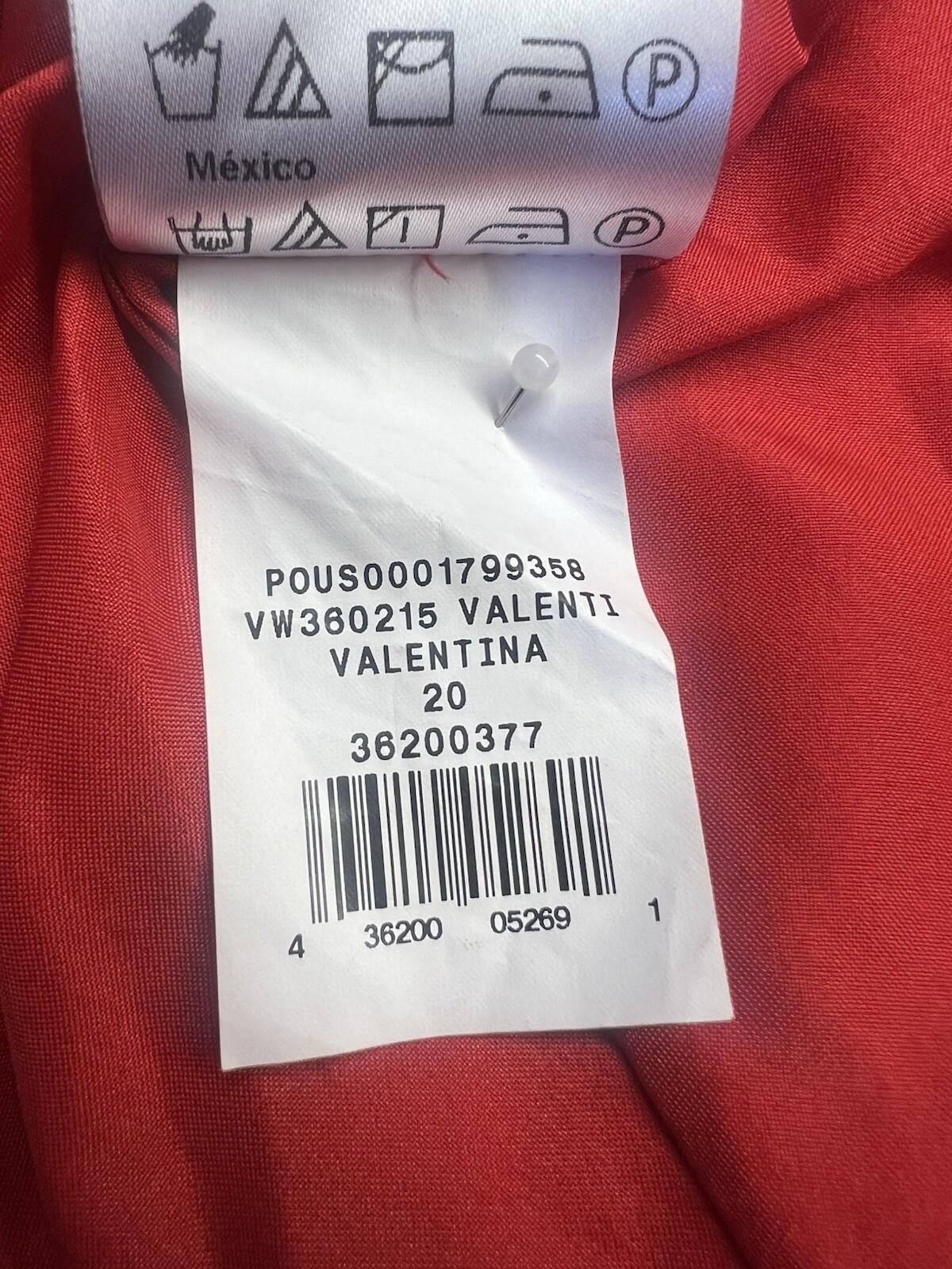 Vera Wang Polyester Formal Dress Size 20 Red One Shoulder Long Ball Belted Gown