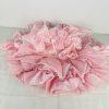 Vintage Pazazz Circle Pageant Dress Size 4T Pink Lace Belt Bow Twirl Ring Nylon