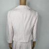 10-4422.jpg Talbots Dress Suit Size 8 White Rose Seersucker Lined Pleated Flare Cocktail