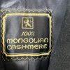 10-4438.jpg The Halle Bro Co Vintage 100% Mongolian Cashmere Coat 48 Black One Vent Lined