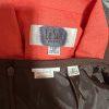 Le Suit Polyester Skirt Suit Size 8P Orange Brown Lined Business 3/4 Sleeve 2PC