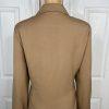 MONROE And MAIN Polyester Spandex Blend Skirt Suit 14 Tan Double Breasted 2PC