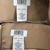 MONROE And MAIN Polyester Spandex Blend Skirt Suit 14 Tan Double Breasted 2PC
