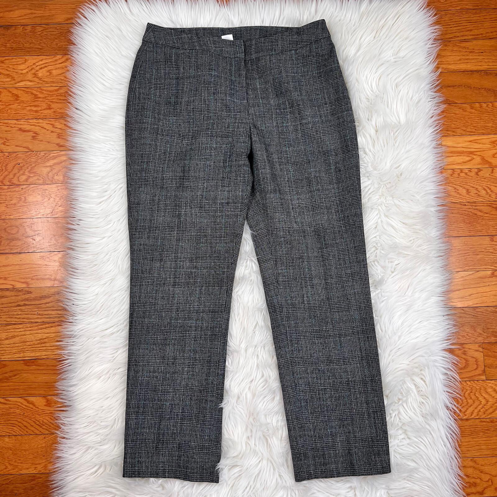 John Meyer Polyester Viscose  Pant Suit Size 10 Gray Multicolor Lined Career 2PC